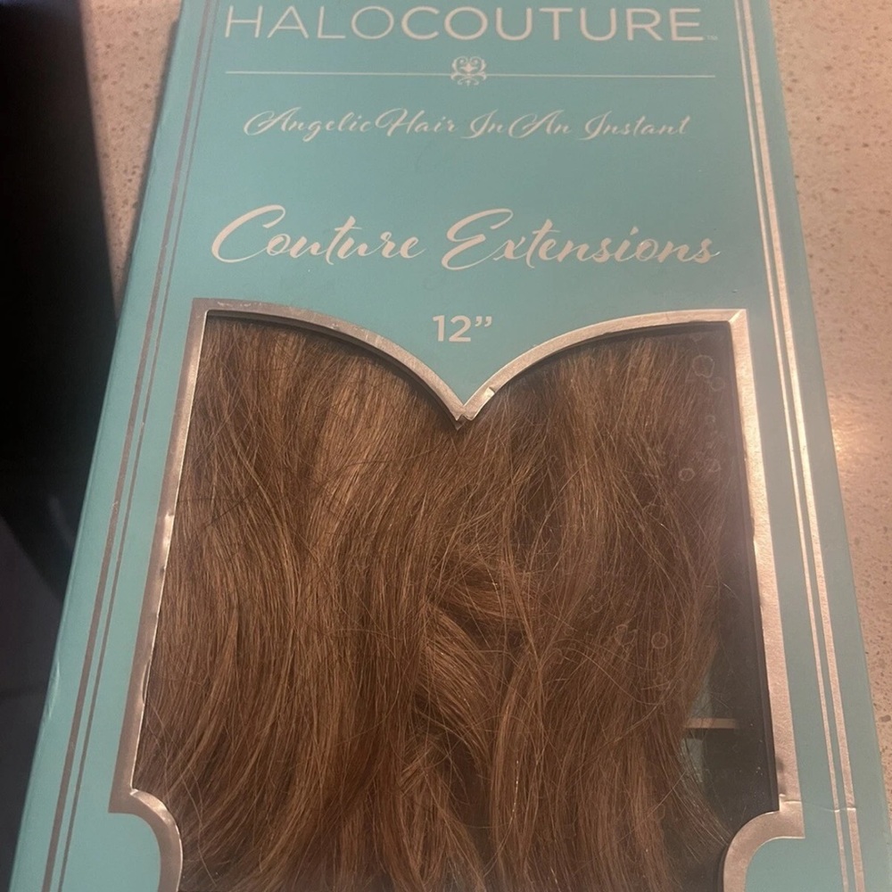 Halo Brown Wavy Hair Extensions